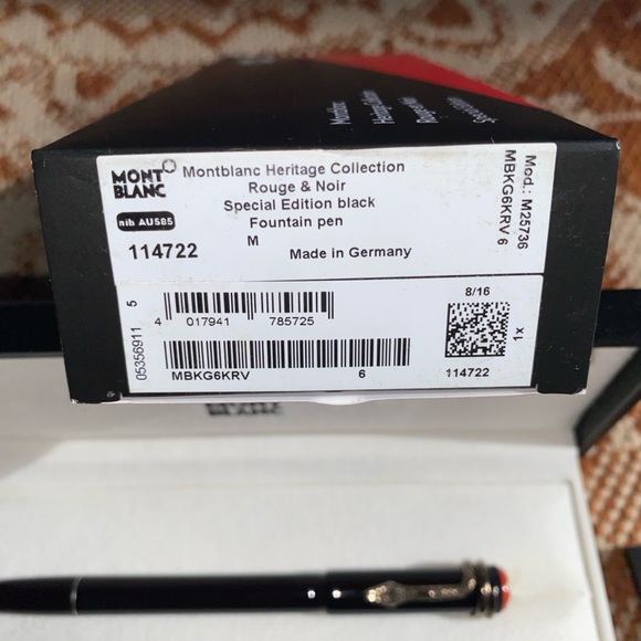 Montblanc Heritage Collection Rouge et Noir Special Edition fountain pen - Picture 3 of 9